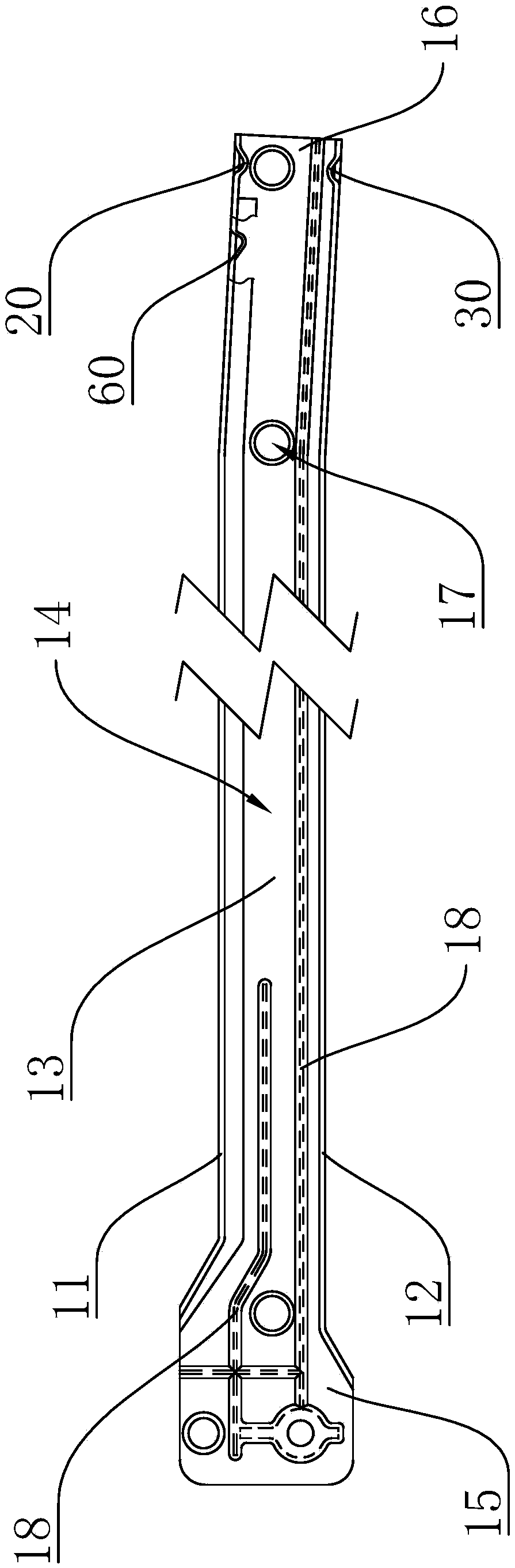 A slide rail with anti-shock and anti-rebound