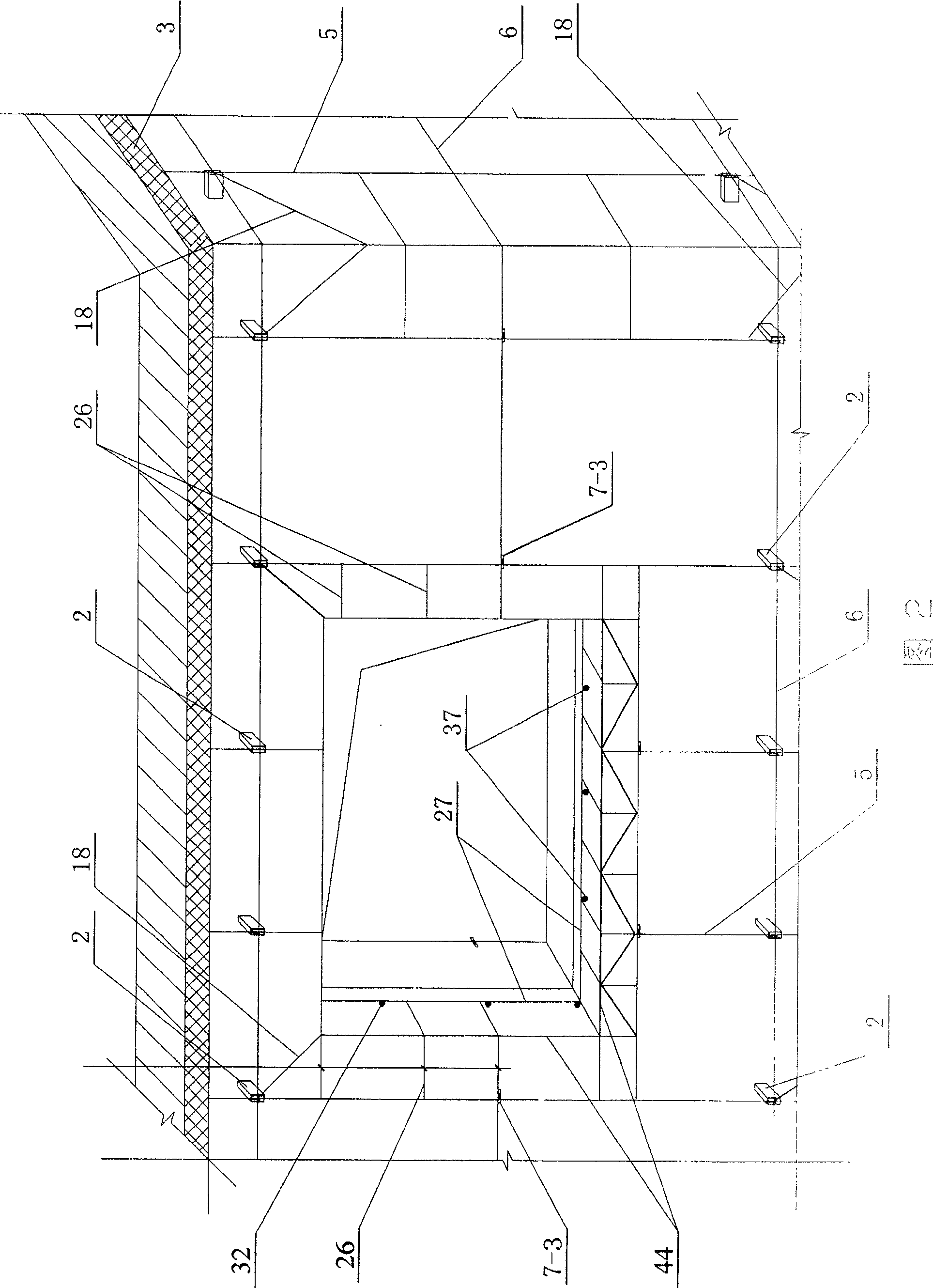 Bound-type composite heat-insulation wall with support body