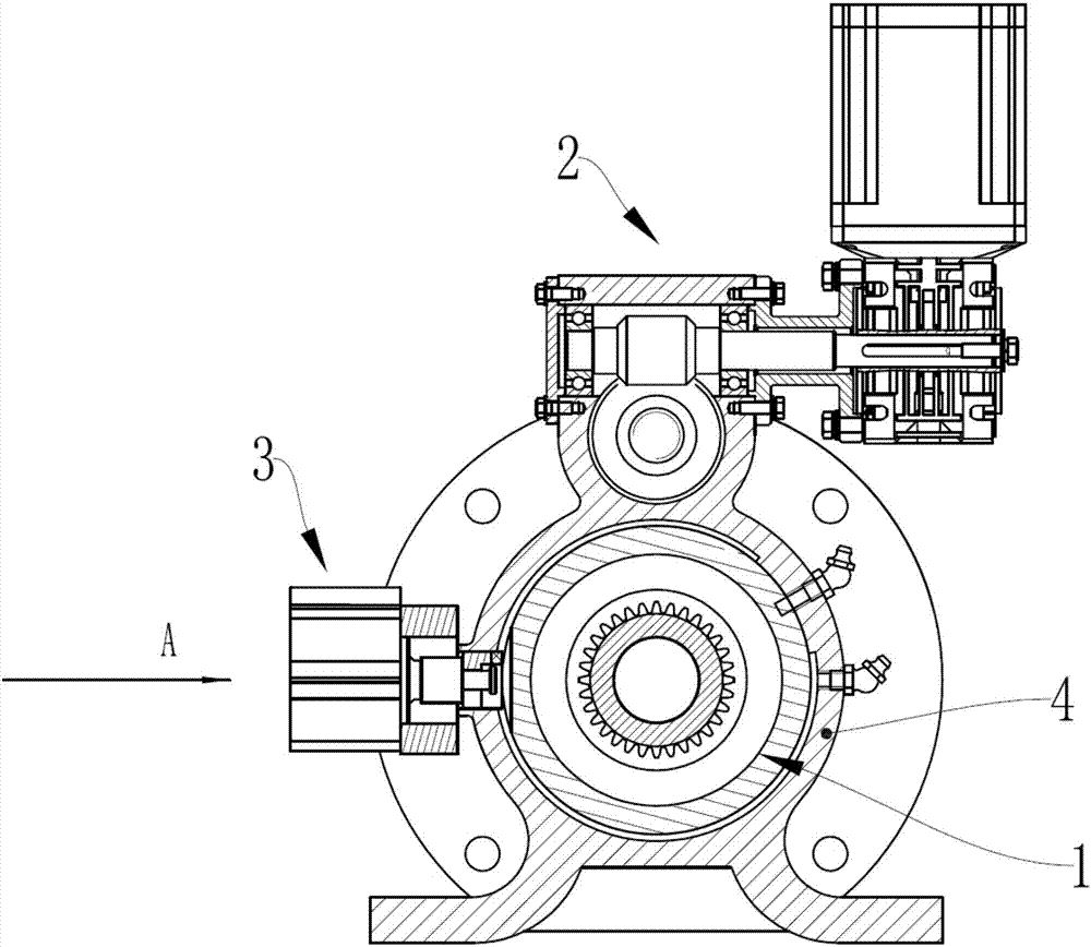 Edge grinding head device capable of realizing automatic feeding