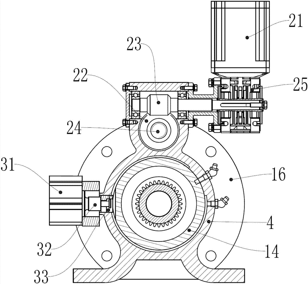 Edge grinding head device capable of realizing automatic feeding