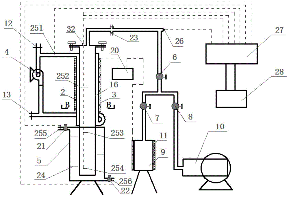 Adsorption type refrigerator testing system