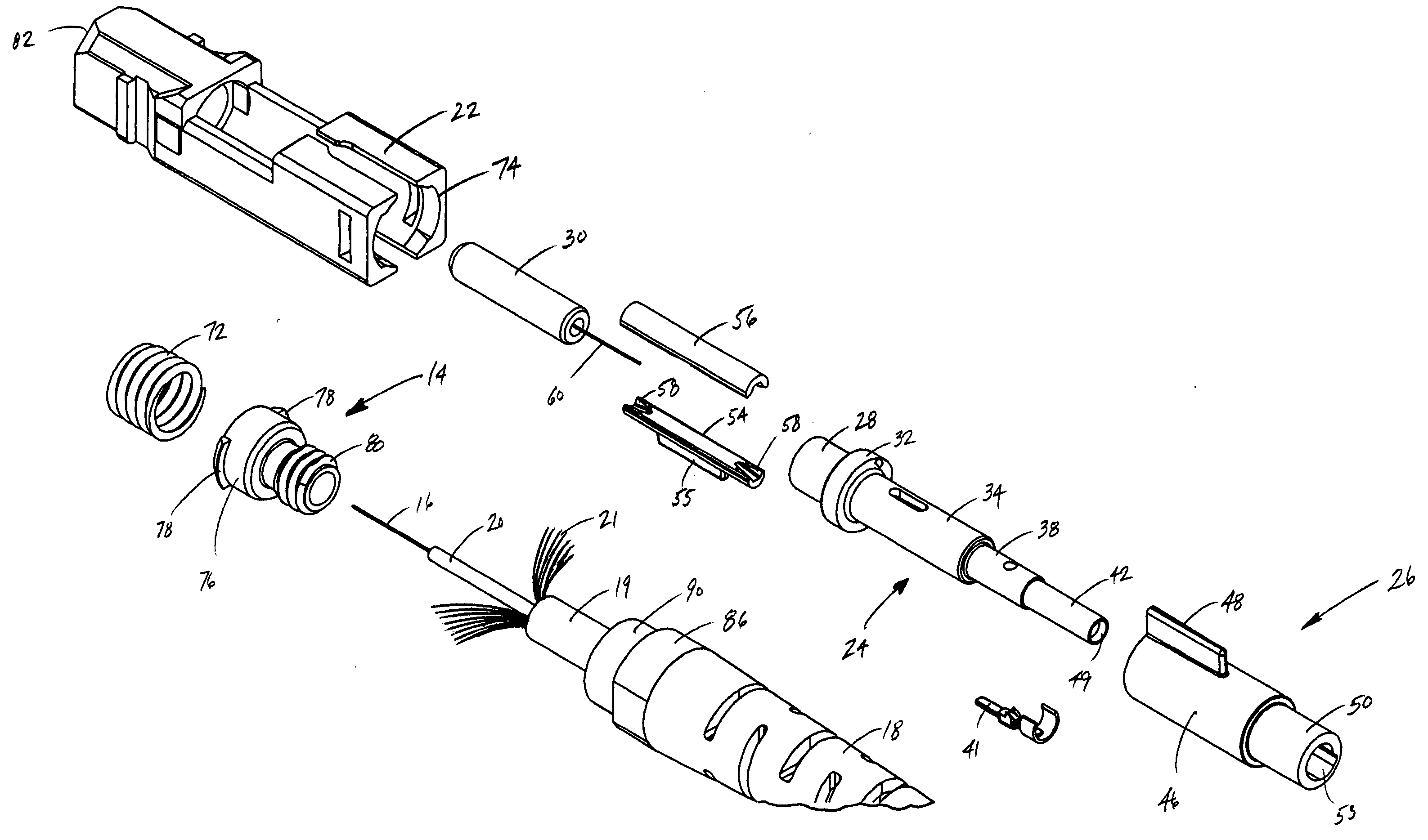 Reversible fiber optic connector