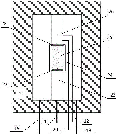 Experimental apparatus and method for preparing natural gas hydrate rock sample via two-step process