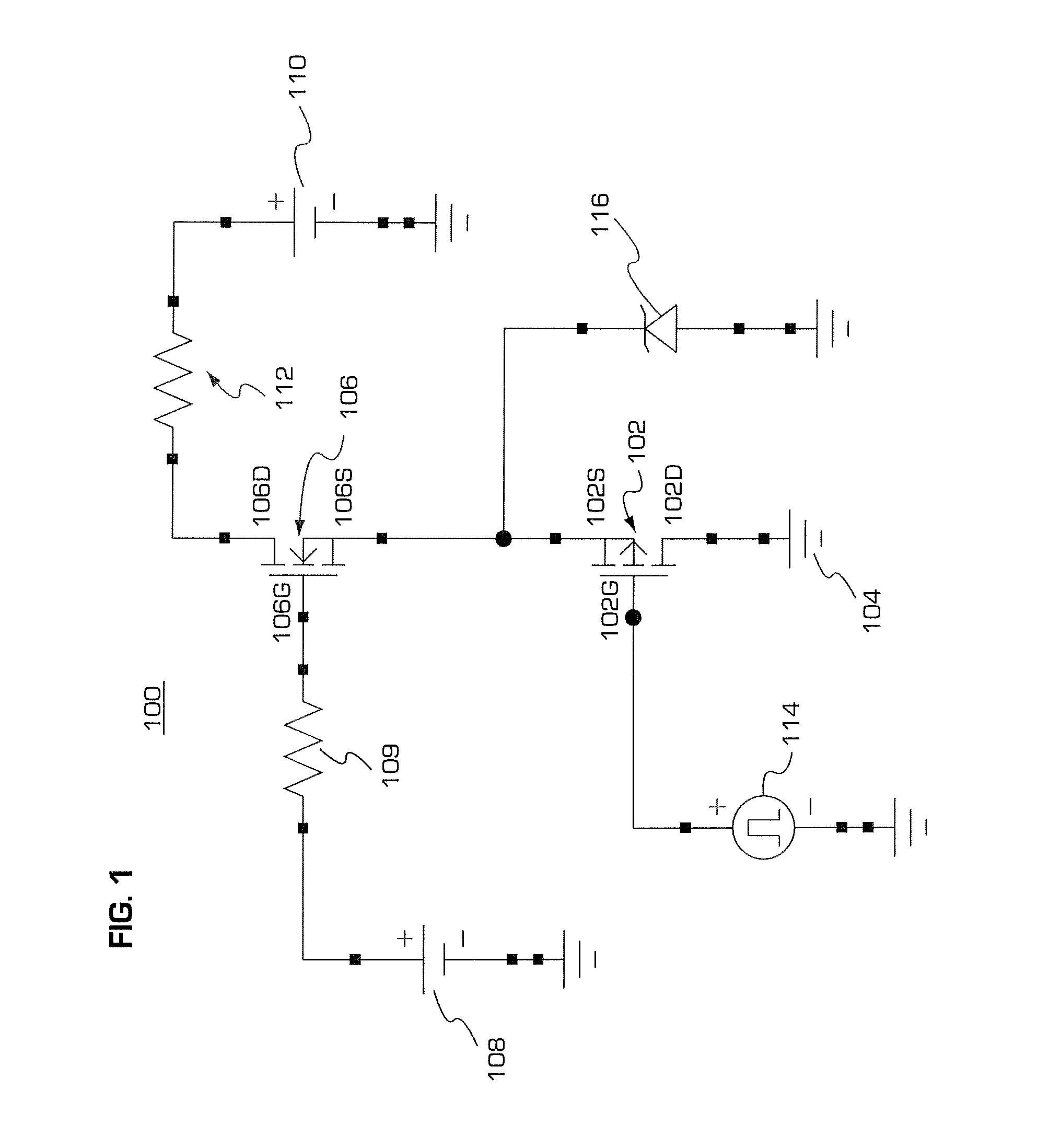 Radiation tolerant complementary cascode switch using non-radiation hardened transistors