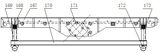 Movable linear vibrating screen and method special for dry sand making production line