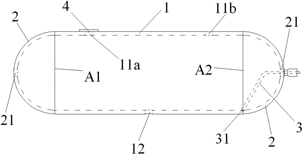 A method for repairing surface defects on the back of the weld seam of a small container