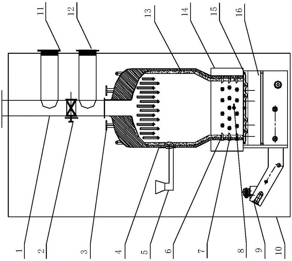 Spontaneous combustion type energy conservation and environmental protection garbage processing system