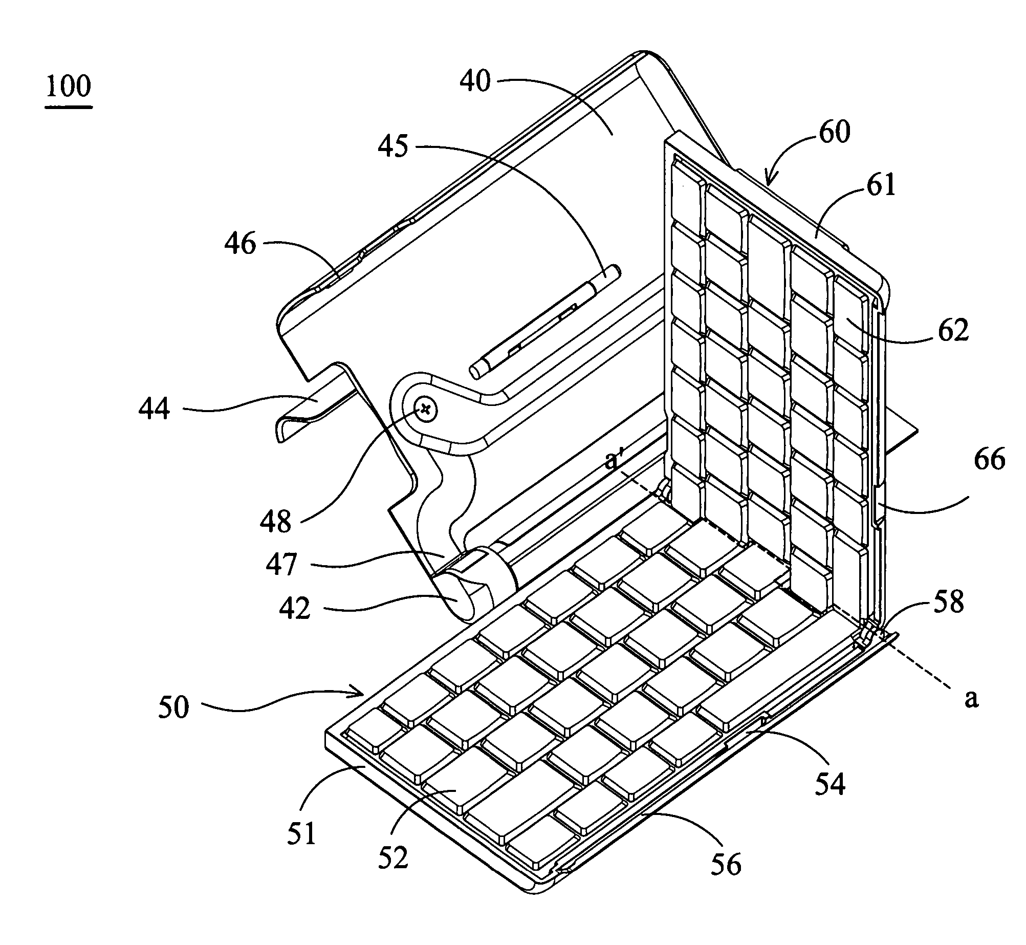 Collapsible keyboard