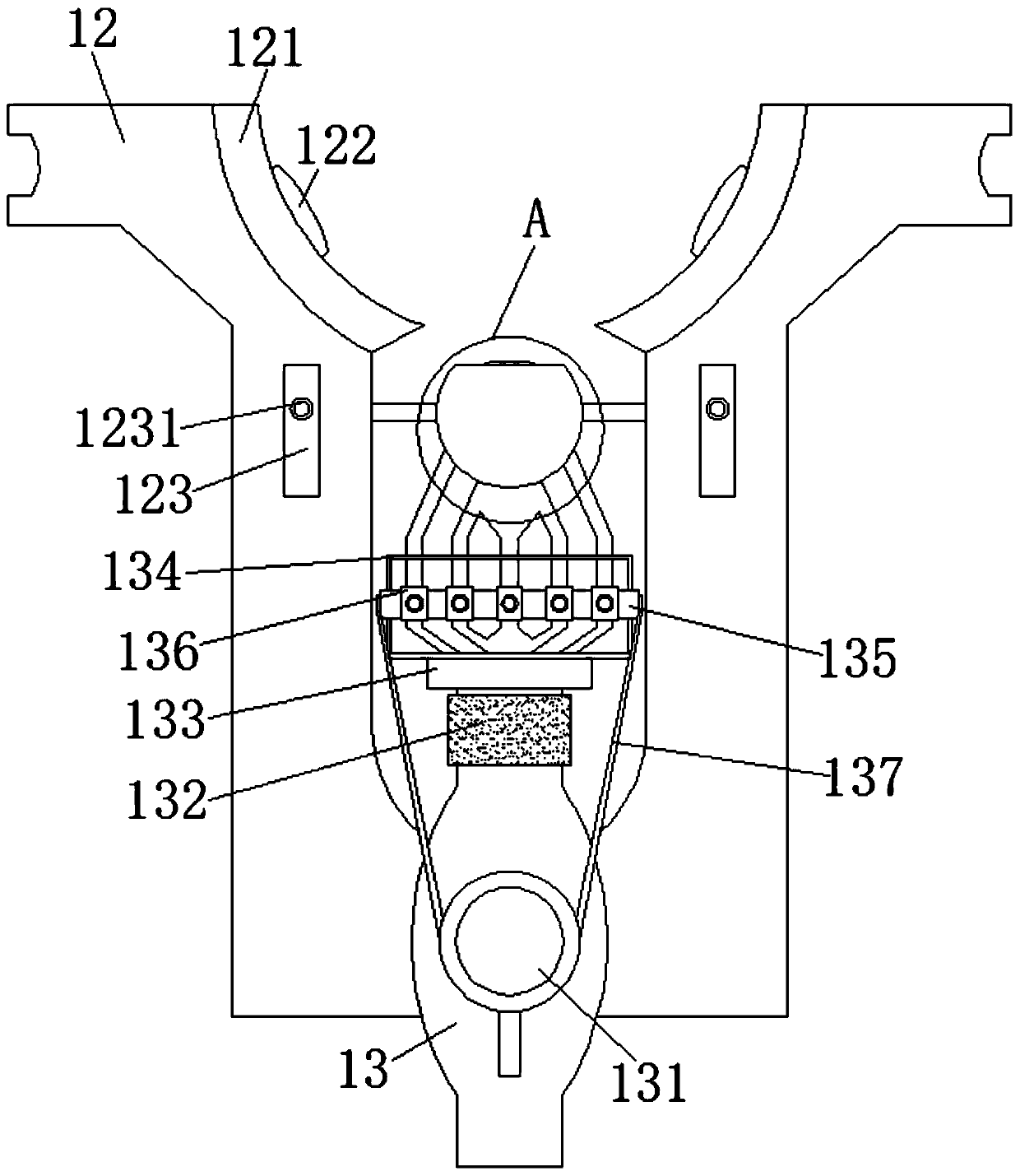 A labor-saving oil pipeline disassembly and assembly equipment used for oil transportation