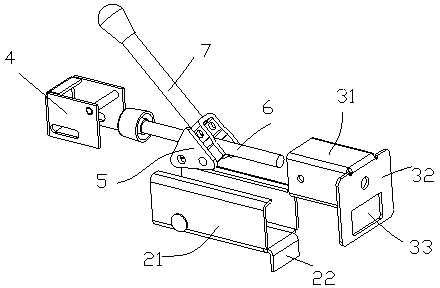 Manual emptying device of harvester