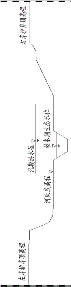 Mountain area river ecological runoff calculating and application method
