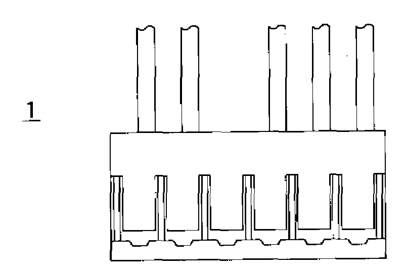 Structure for drawing out lead wires from a coil device
