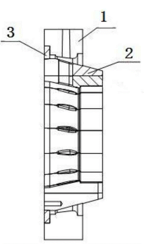 A kind of assembly method of ring mold movable block group