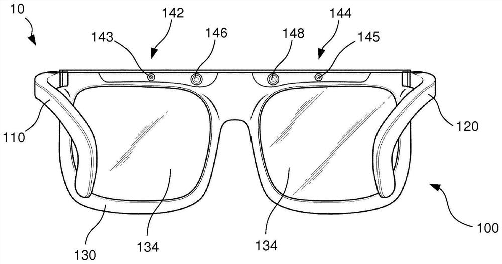 Head worn electronic device