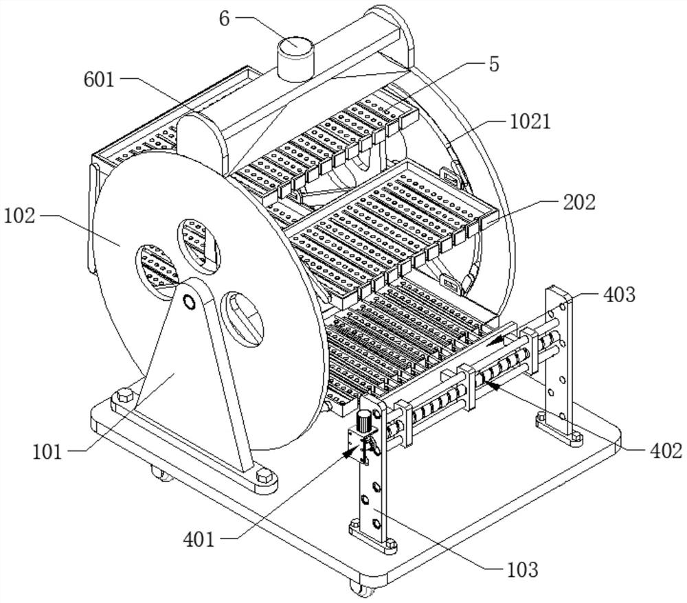 Application method of tea withering device