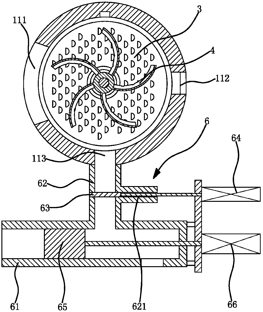 Double-plate type filter without replacing filter screen