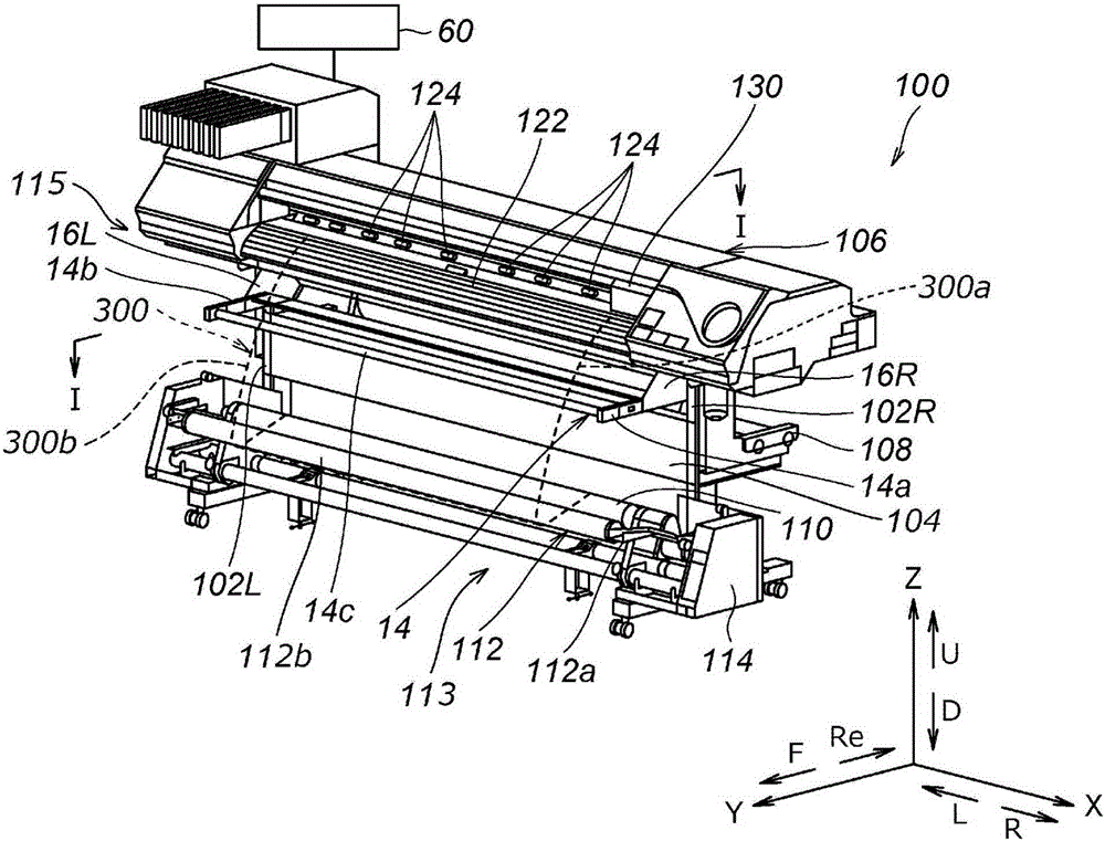 Carrier device and inkjet printer having the same, and carrying method