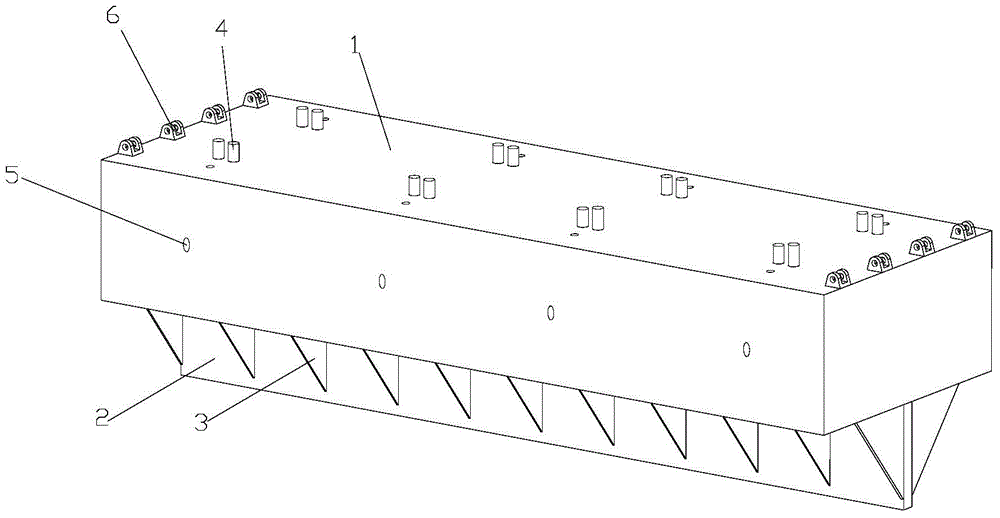 Floating breakwater device