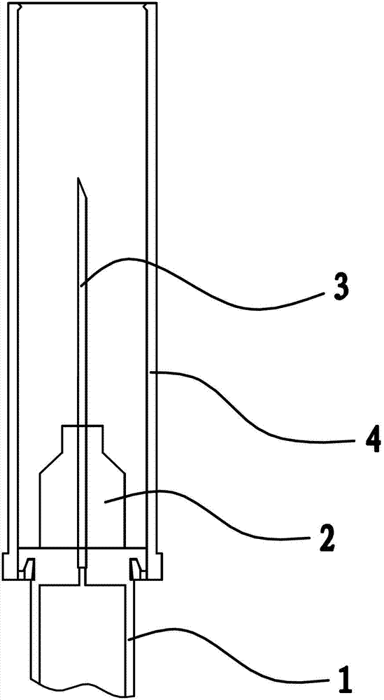 Safety insulin syringe