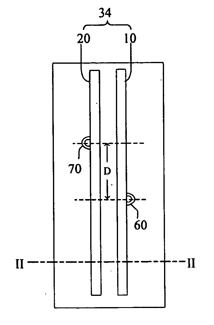 Layout configuration of differential signal transmission lines for printed circuit board