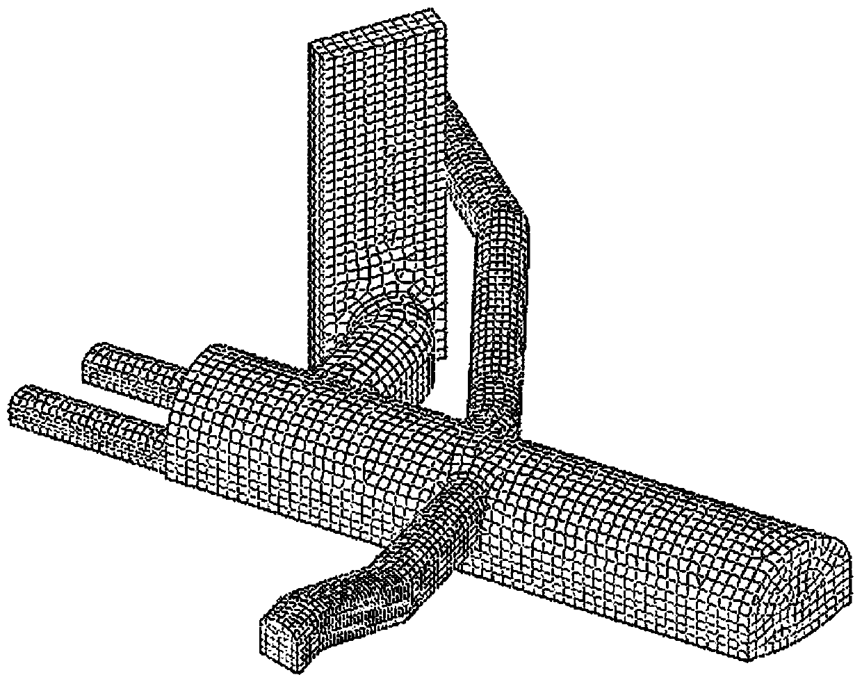 Monitoring and early warning method for full life of tunnel structure at variable cross section