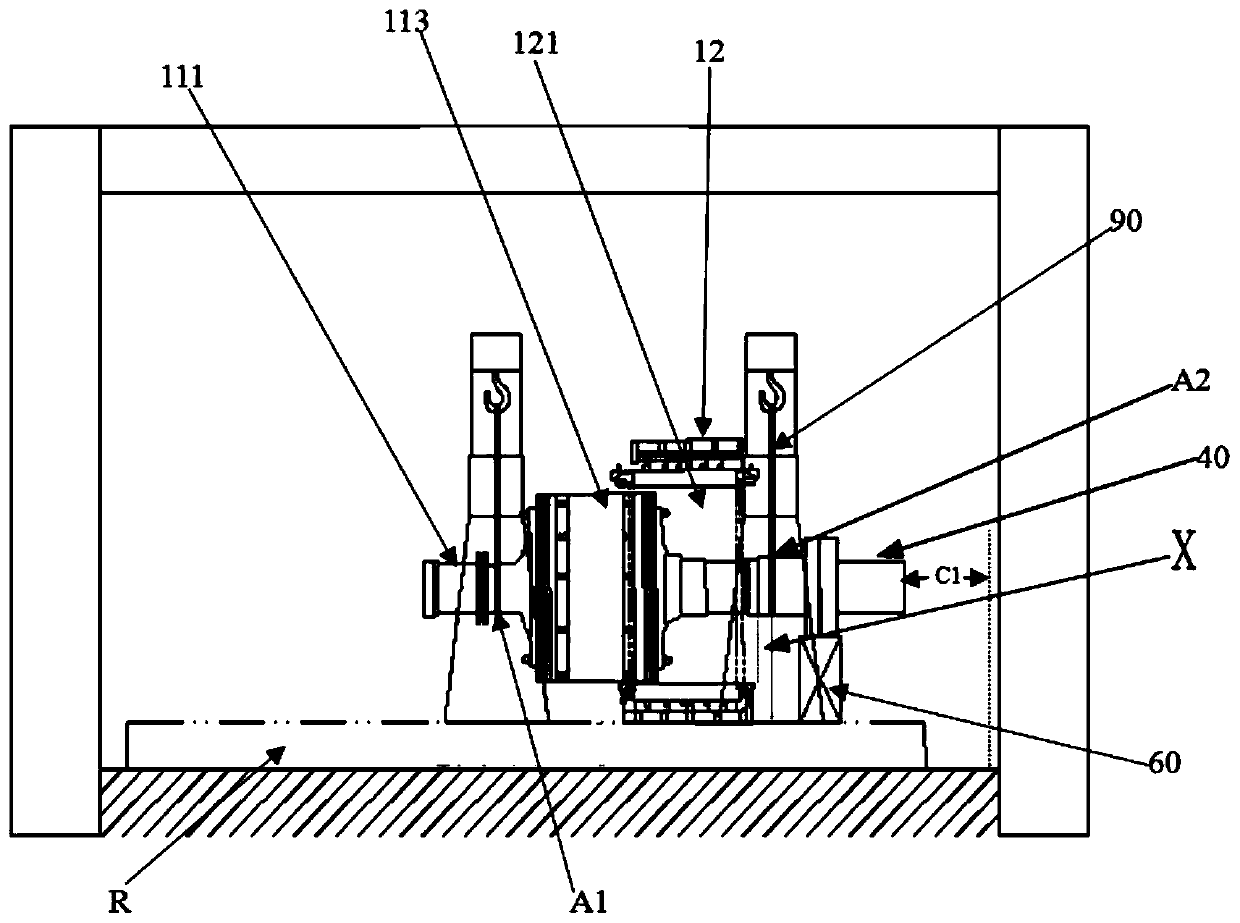 A core-piercing method for an extreme short-axis hydraulic motor