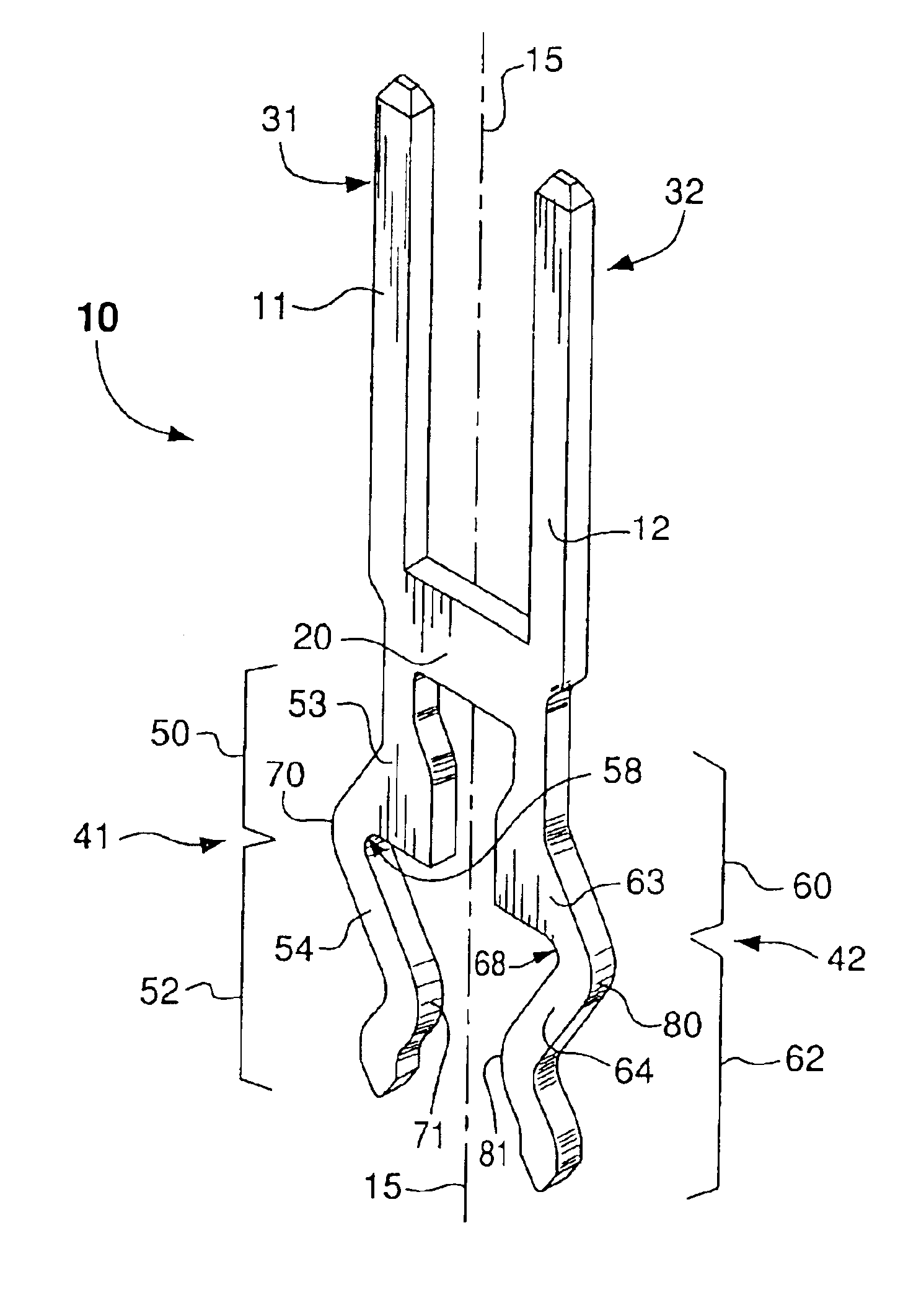 Electrical connector and contact for use therein