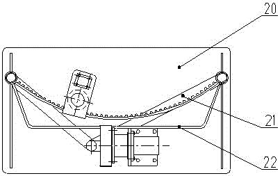 An inspection device with curved surface scanning function