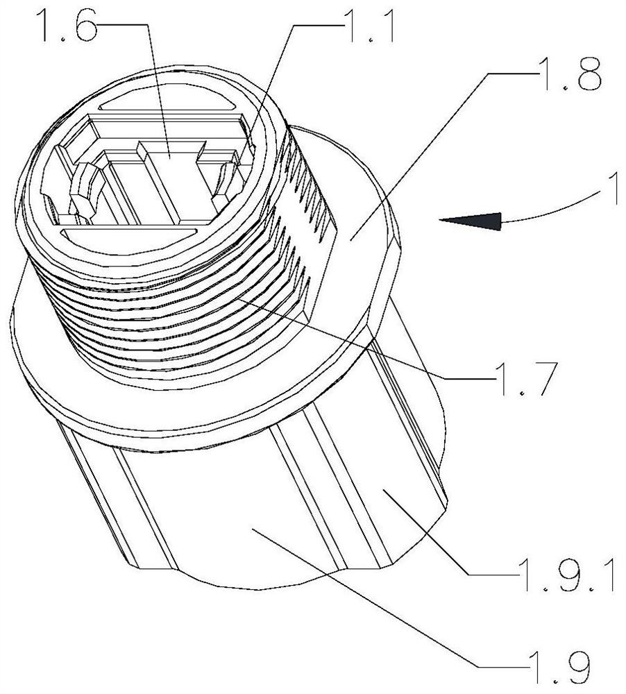 A multi-core optical fiber connector