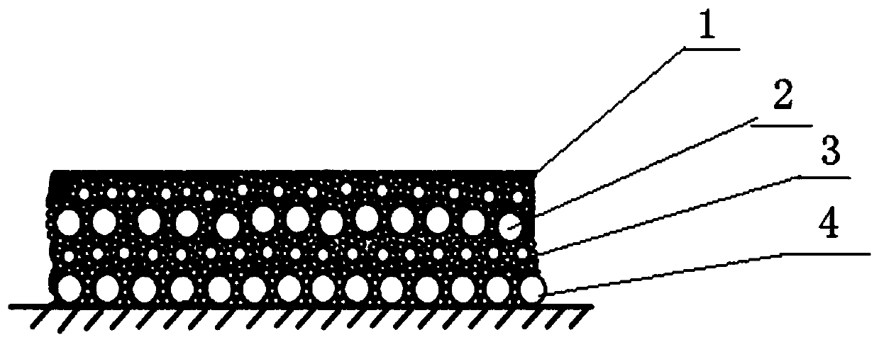 Spray free crucible for low impurity cast polycrystal and ingot monocrystal and preparation method thereof