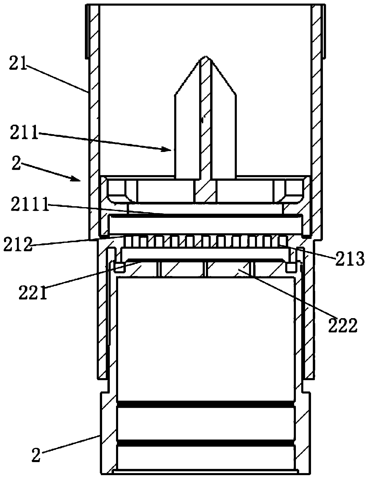 Liquid-based specimen slide production and dyeing all-in-one machine