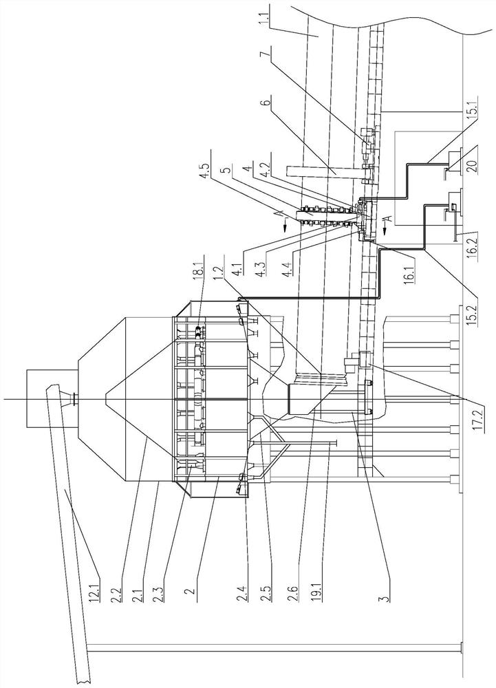 Large rotary kiln system and working method thereof