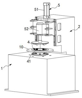 A kind of motor end cover automatic clamping tool and method