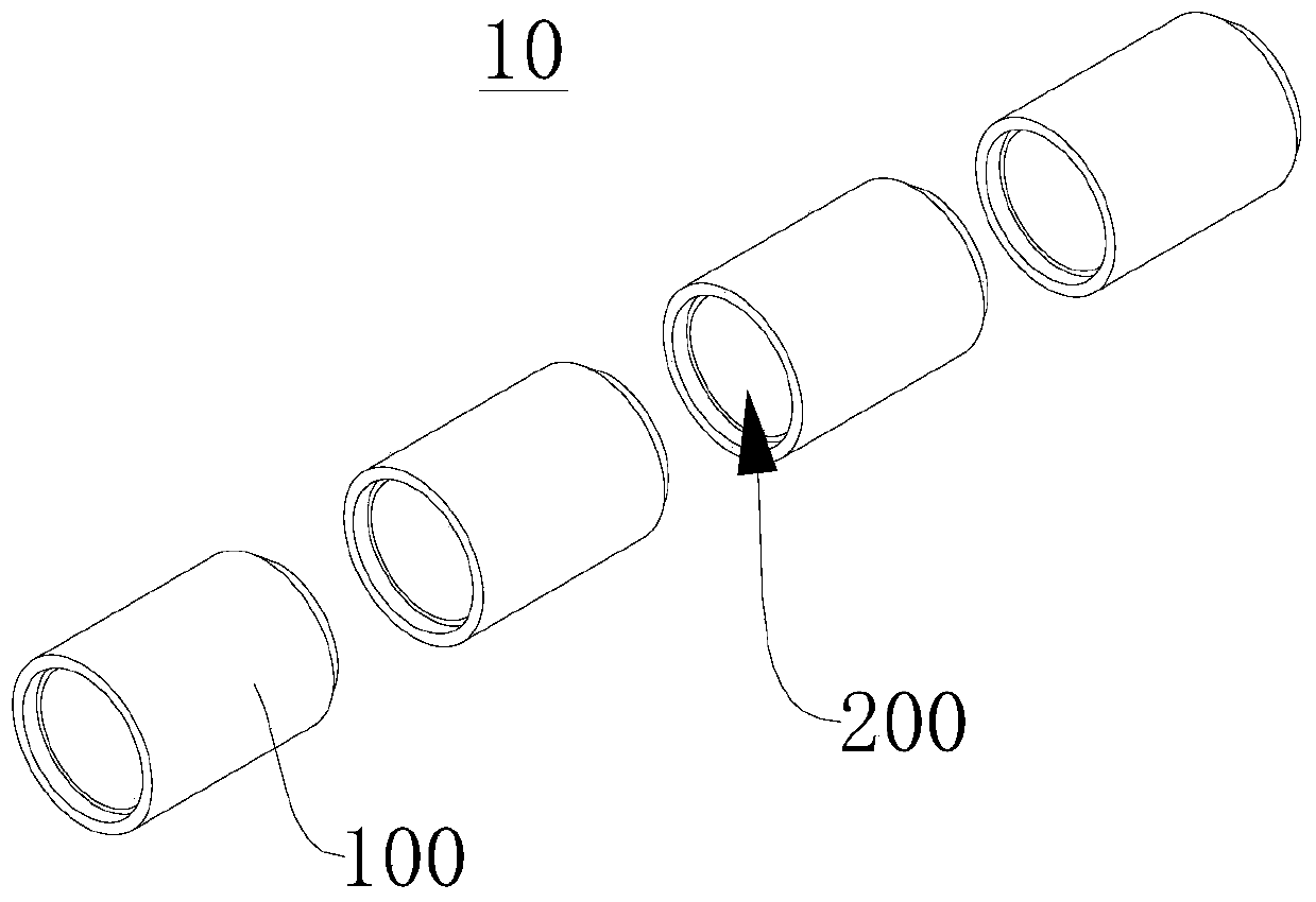 Steel cylinder type concrete pressure pipe and water supply pipeline