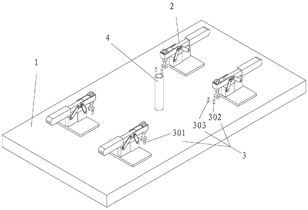 Elevator brake pad machining device and machining method of elevator brake pad