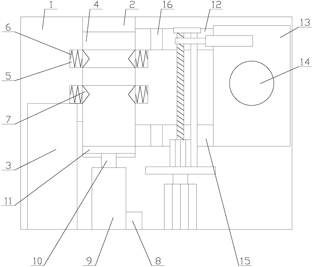 Air purification equipment with high purification precision and filter element regeneration function