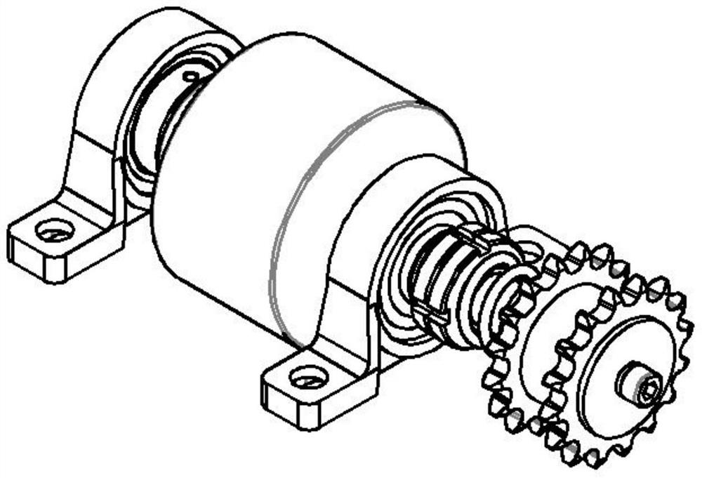 A roller mechanism for agv car and agv car