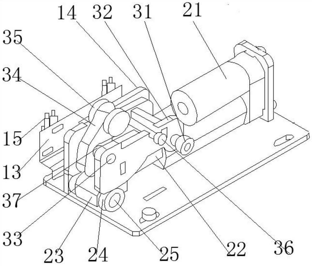 A roller mechanism for agv car and agv car