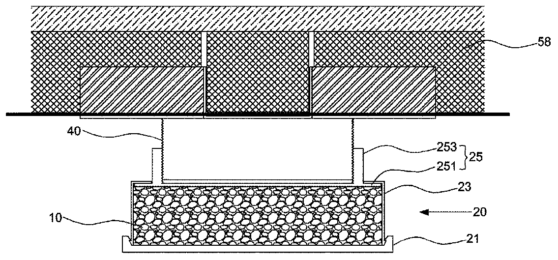 Shock and noise attenuation device, manufacturing method thereof, and floating floor structure