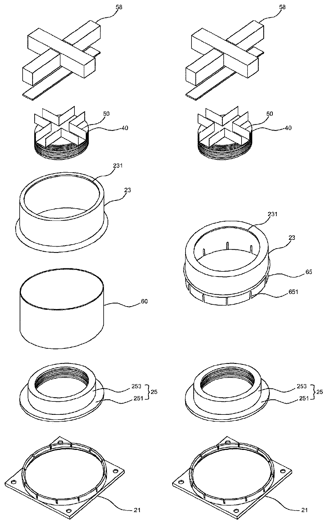 Shock and noise attenuation device, manufacturing method thereof, and floating floor structure