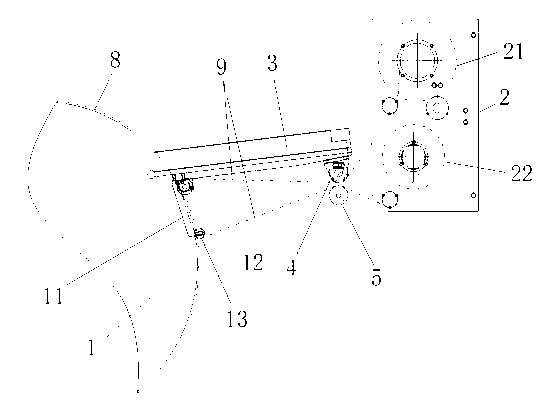 Satellite type rotating cold ironing device and cold ironing printing method