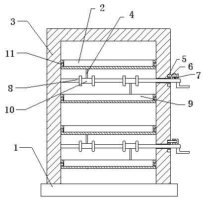 Seedling culture frame for agricultural planting