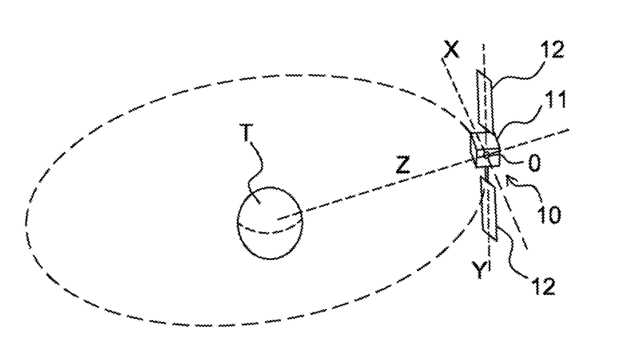 Method for controlling the orbit of a satellite in earth orbit, satellite and system for controlling the orbit of such a satellite