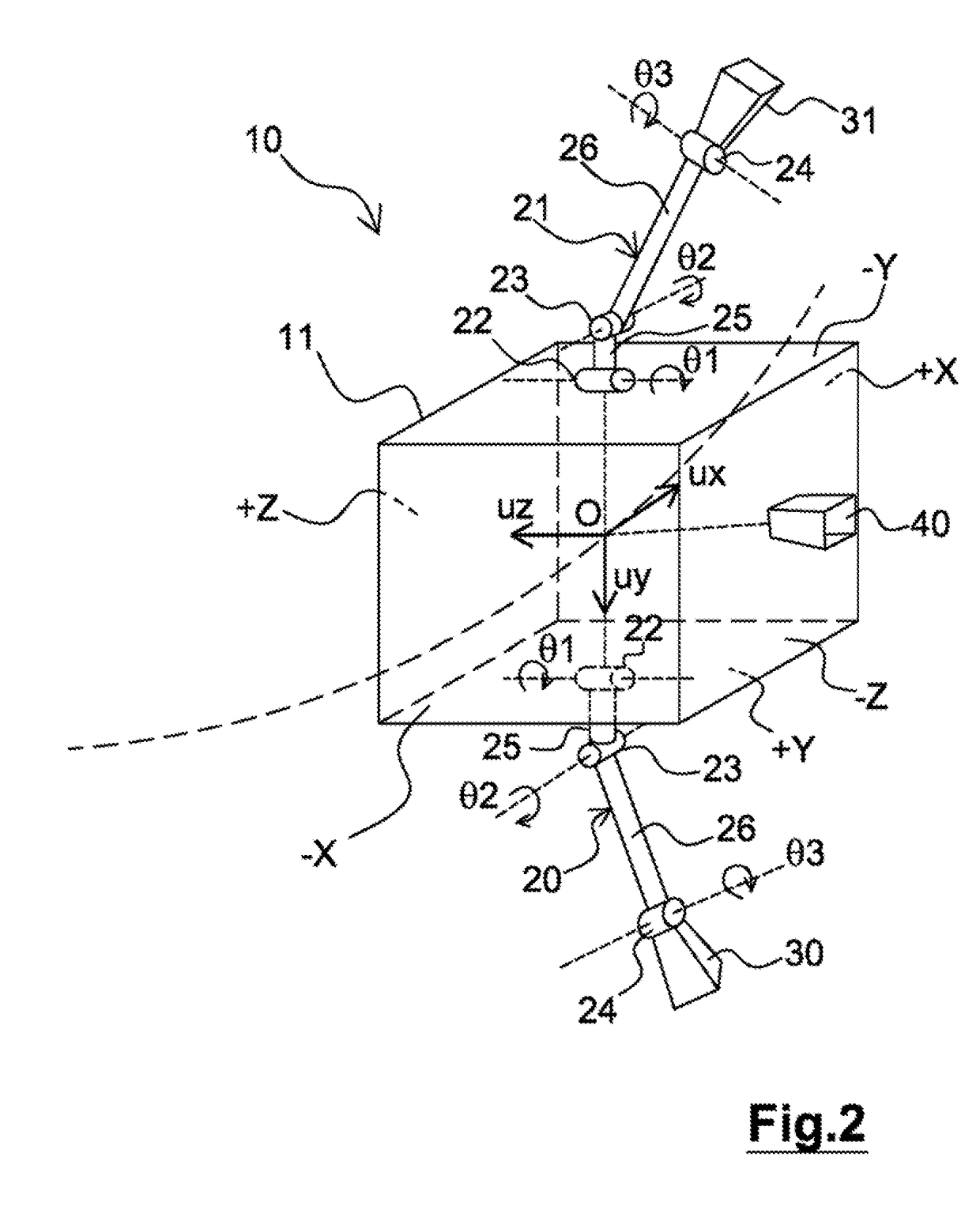 Method for controlling the orbit of a satellite in earth orbit, satellite and system for controlling the orbit of such a satellite