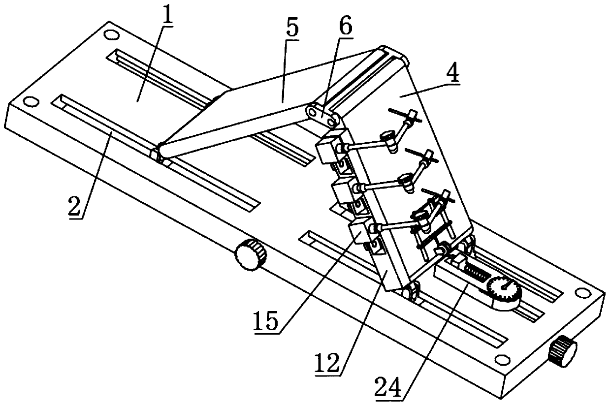 Multi-directional traction frame for closed reduction of tibial fracture