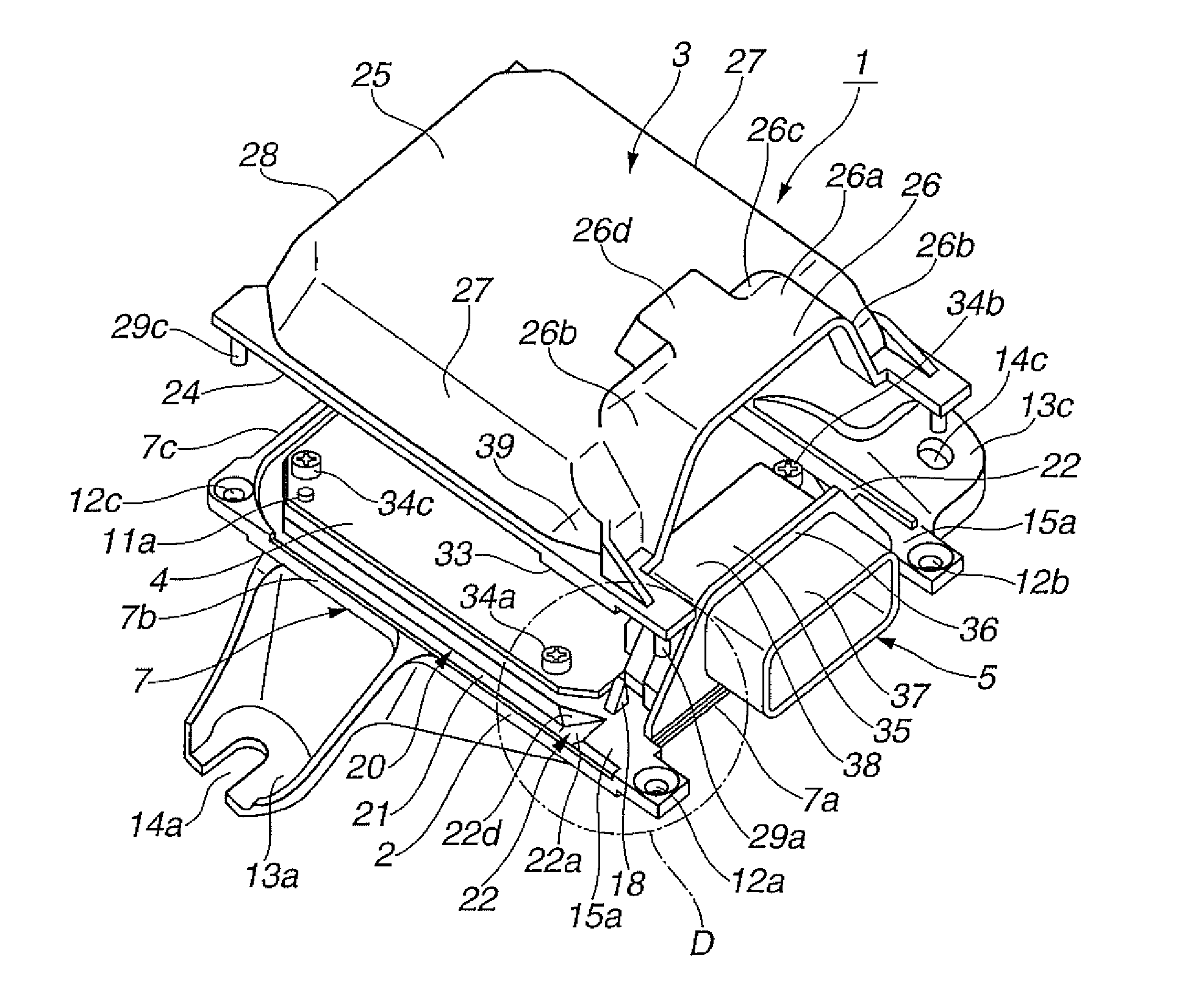Seal Structure for Electronic Control Device