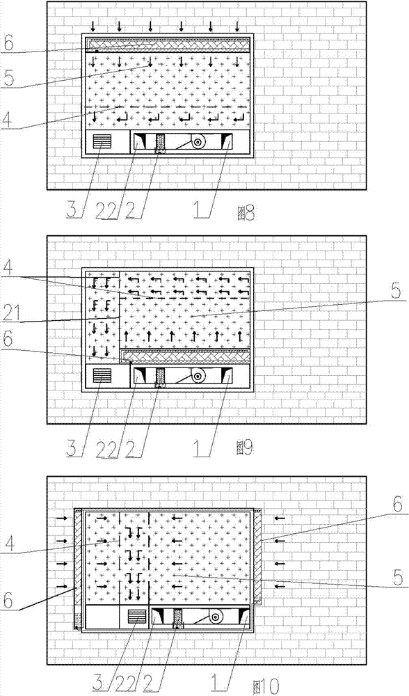 Combined with the window, the horizontal unit heat rejection air conditioner