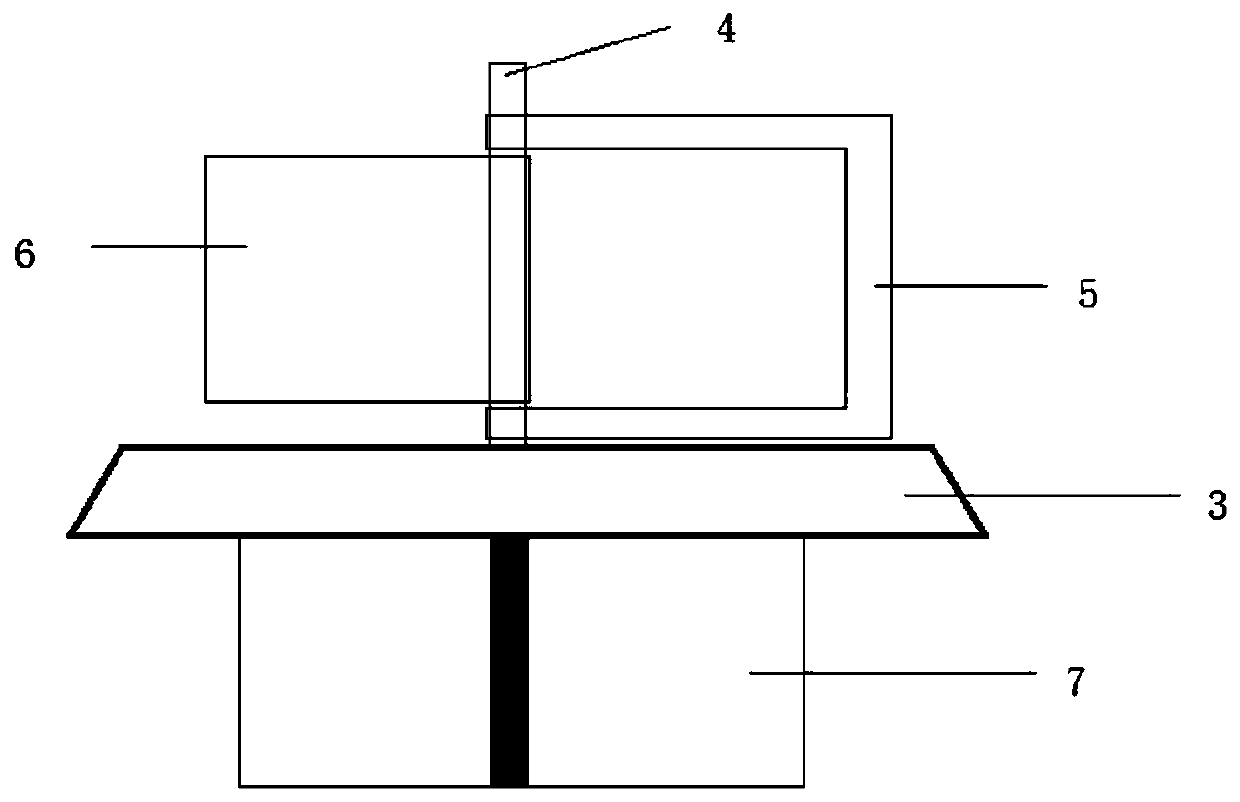 A platform positioning device for electric testing trolley in substation