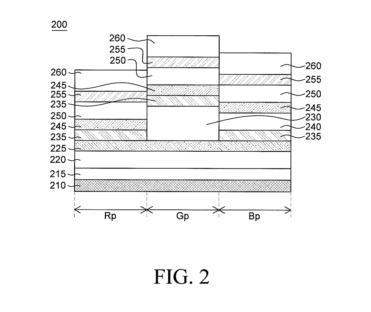 Organic light emitting device having an optical distance of a micro cavity and method of fabricating the same