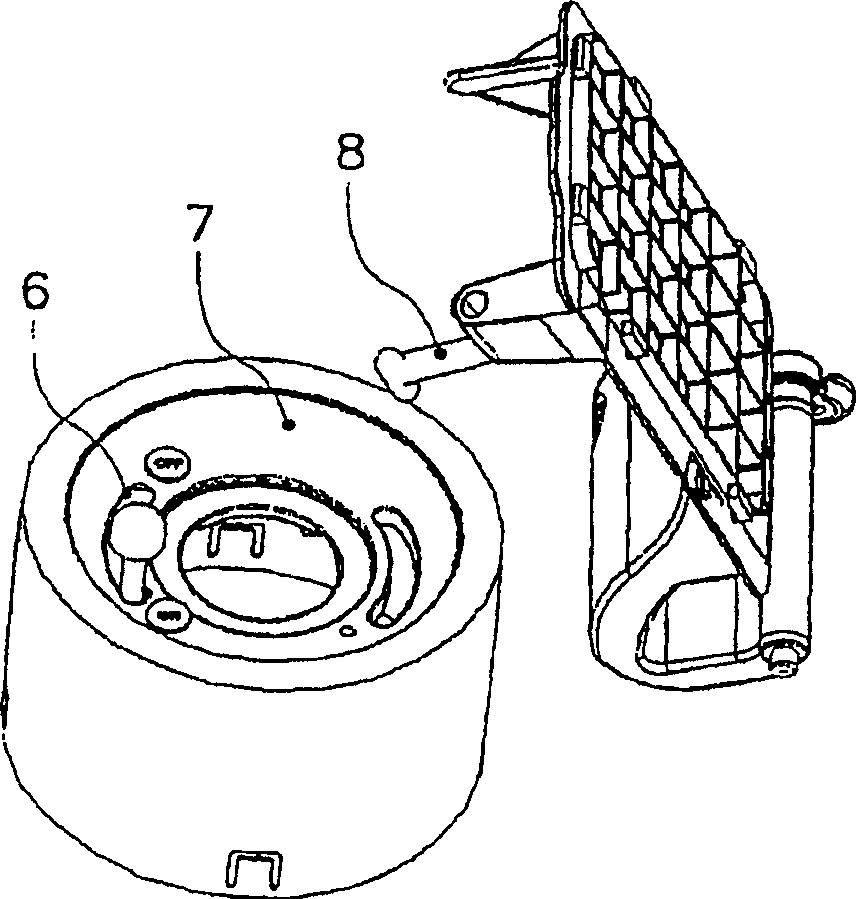 Lock system of closure strucrure for fuel-tank filler pipe